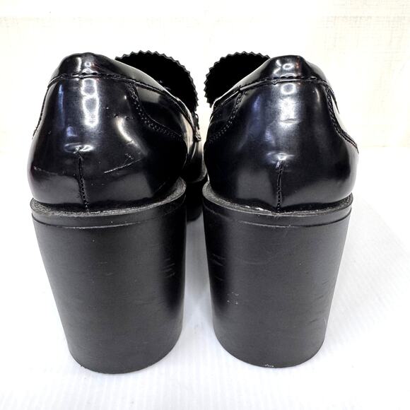 MOSSIMO Reagan Platform‎ Loafers Women's 10 Chunky Academia Whimsigoth Y2K Goth - Picture 6 of 14